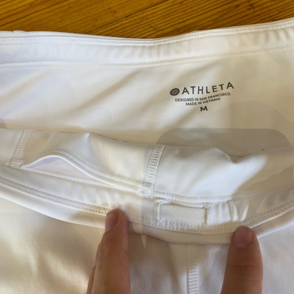 2 Athleta white leggings - Picture 4 of 9